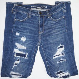 American Eagle Next Level Stretch Ripped Jeggings